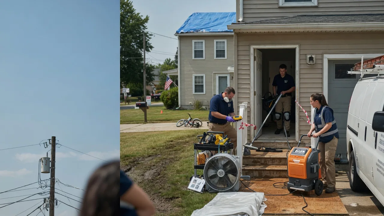 Water Damage Repair in New Washington, OH near me
